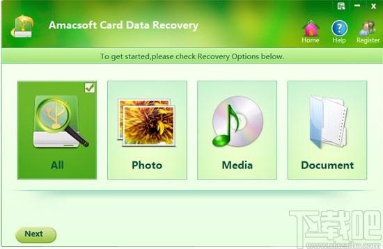 Amacsoft Card Data Recovery下载,内存卡数据恢复软件