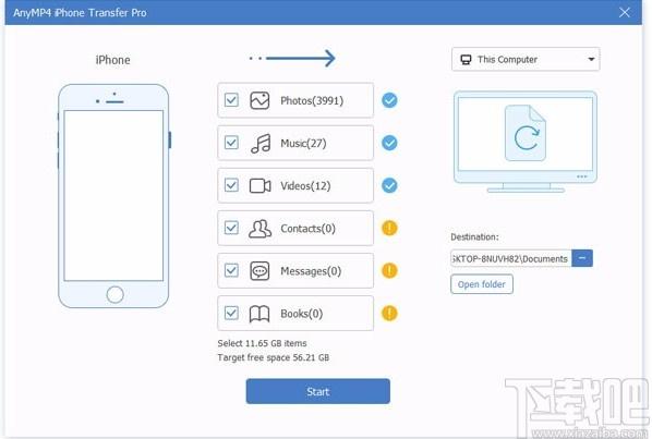 AnyMP4 iPhone Transfer Pro下载,iphone数据传输软件